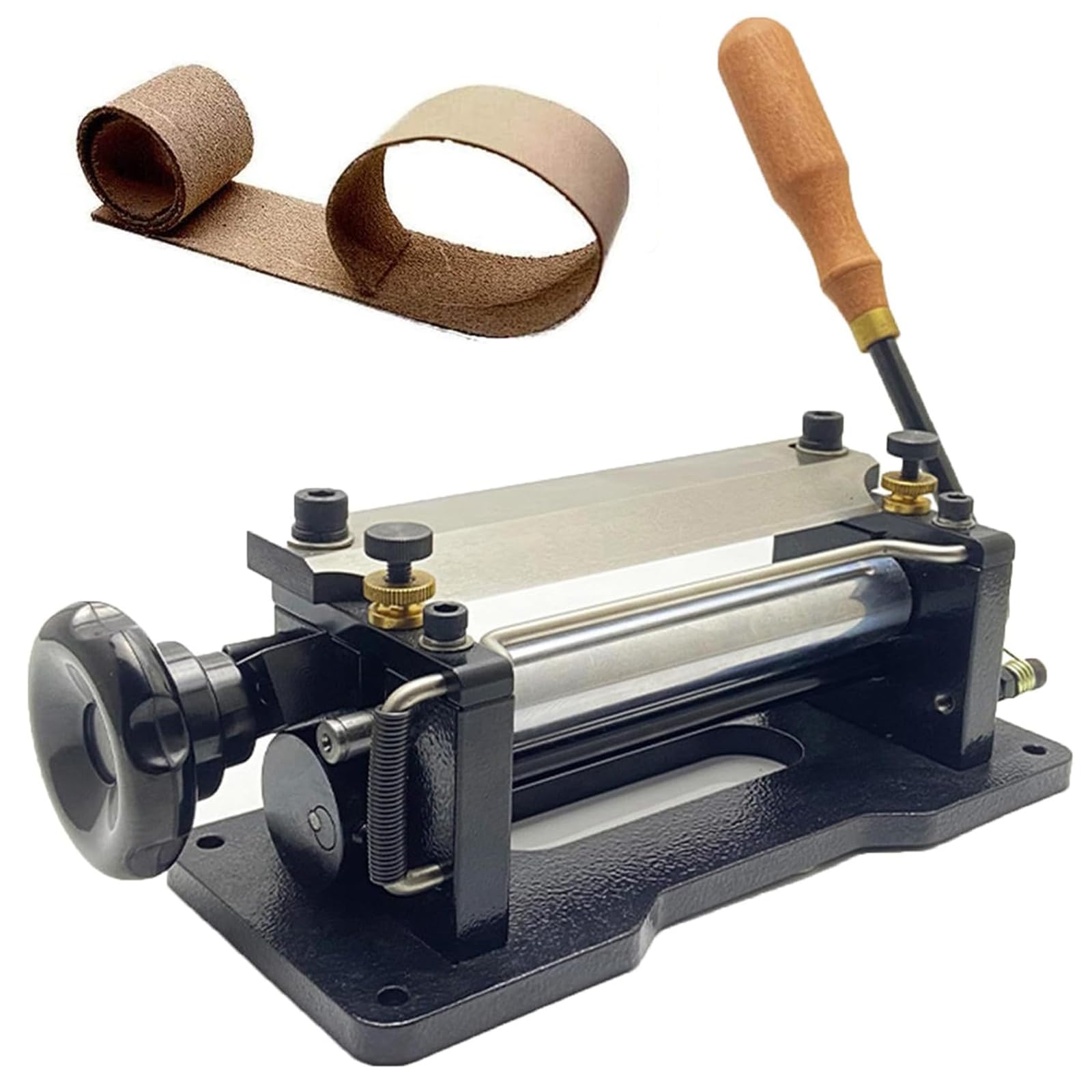 SBCGFY Manual Leather Skiver Cutting Machine, Diy Manual Leather Skiver, Fit Width＜8Cm Vegetable Tanned Leather, Cutting Thickness Adjustable