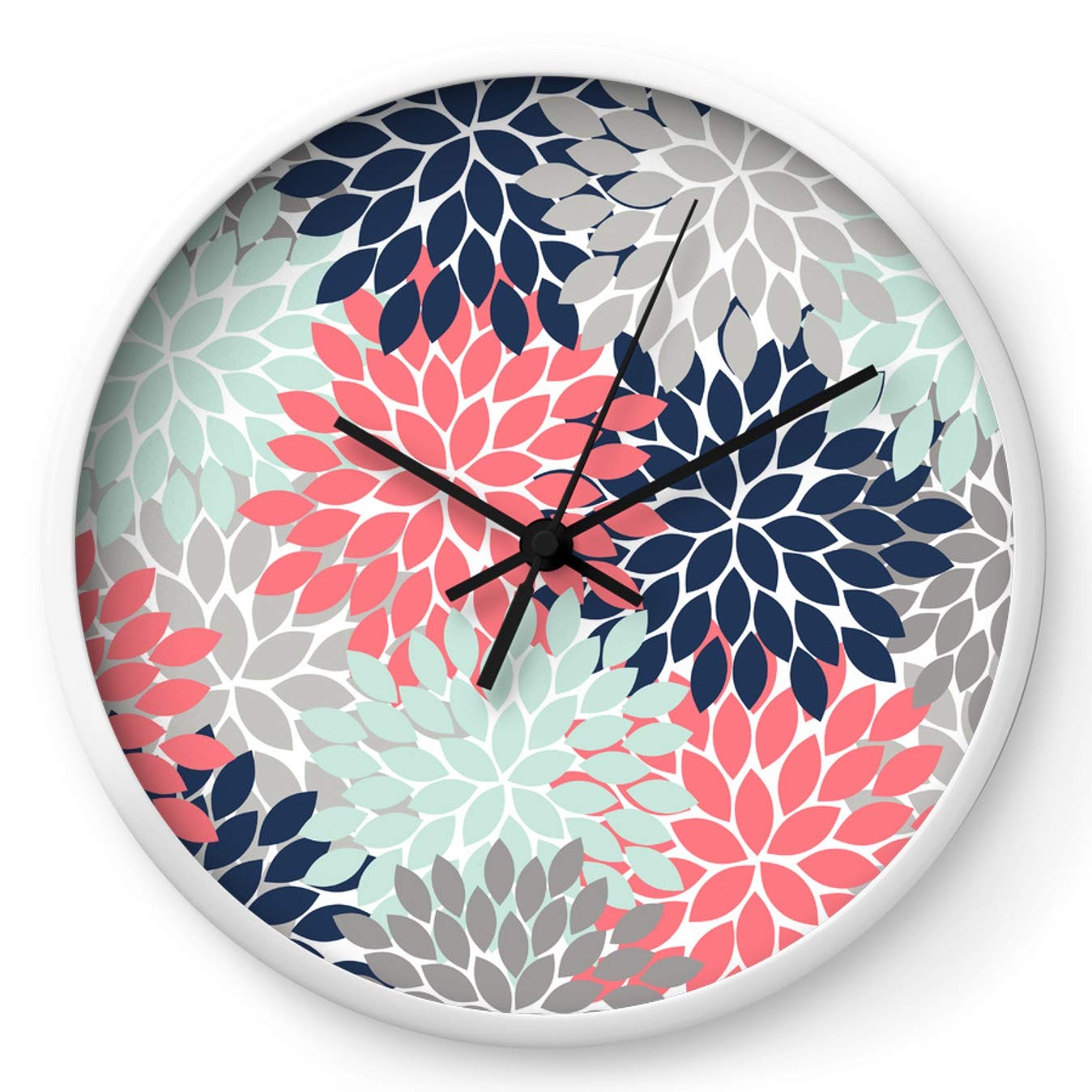 Mint And Coral Pattern