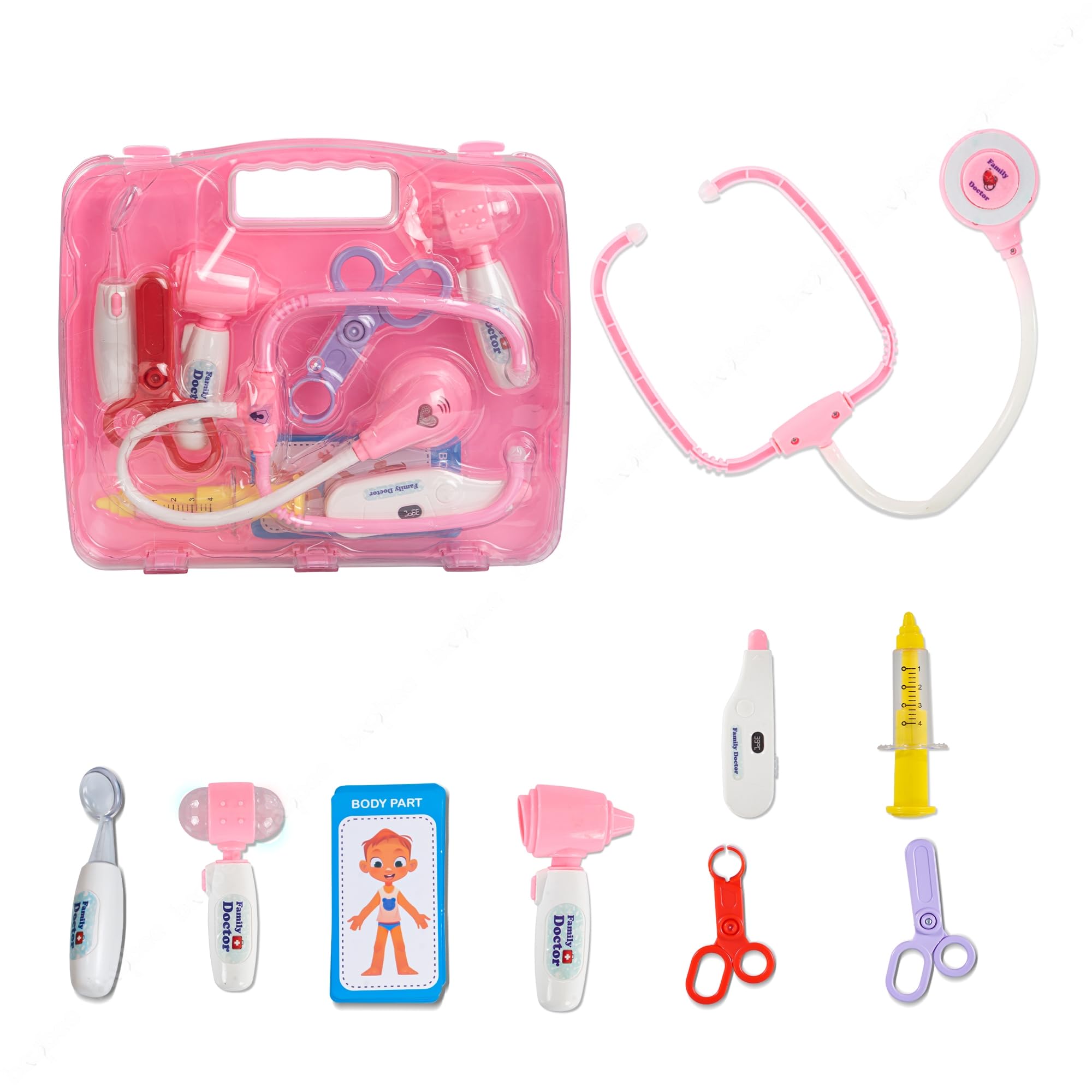 Baybee Premium Doctor Playset For Kids Pretend Play Doctor Set With LED Light Instruments & Sound, Foldable Suitcase For Kids Medical Kit with 9 Pcs Doctor Kit Toys For Kids Boys & Girls 3+ Years-Blue (B0DB1MPZ7F) Amazon Price History, Amazon Price Tracker