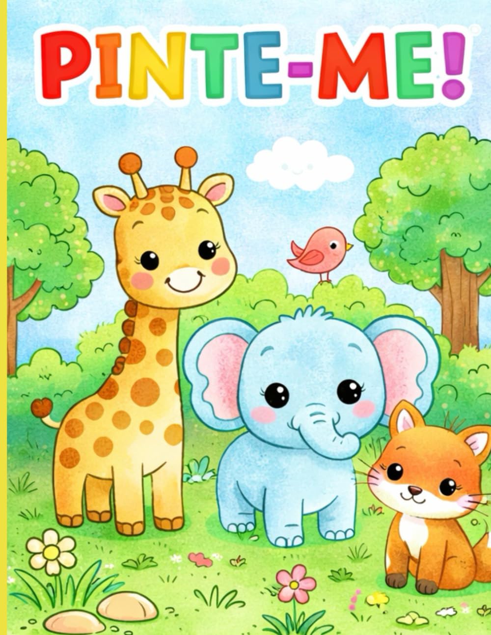 Livro de colorir infantil: Primeiros desenhos de colorir