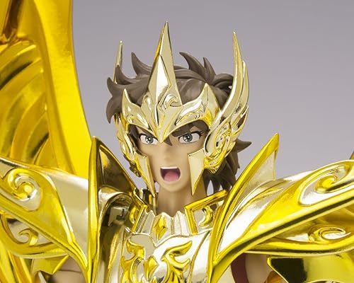 Miniatura 8 de Bandai Tamashii Figura de acción con paños santos patrio mito ex sagitario Saint Seiya vestimenta del dios Aiolos