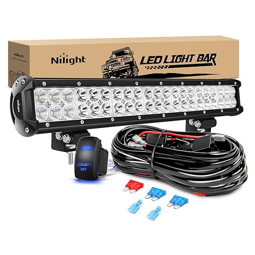 Nilight 20-inch 126W Spot-Flood Combo