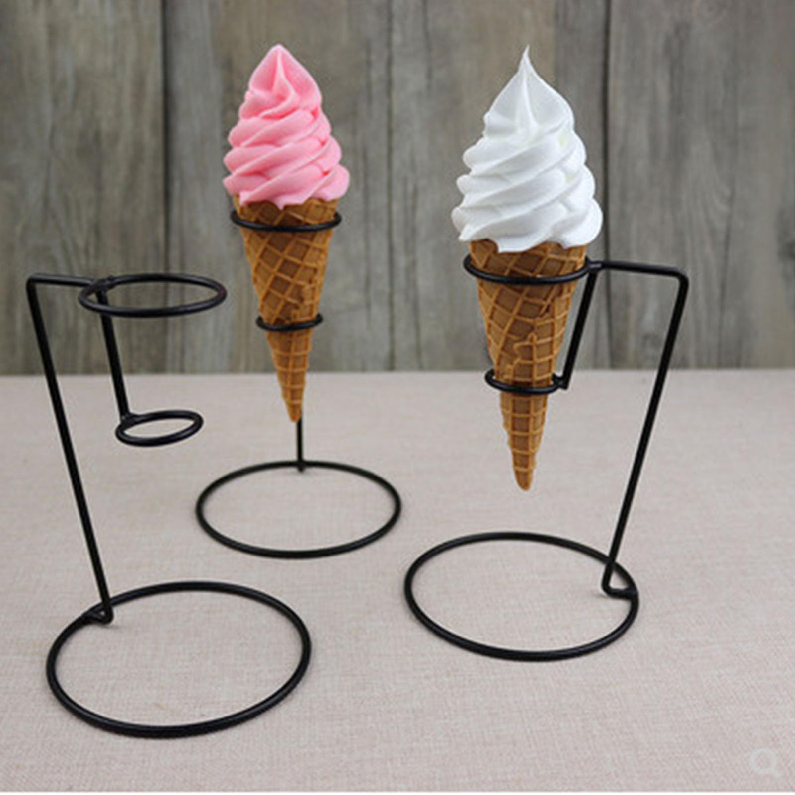 Amazon.co.jp: アイスクリームコーンホルダーワッフルコーン