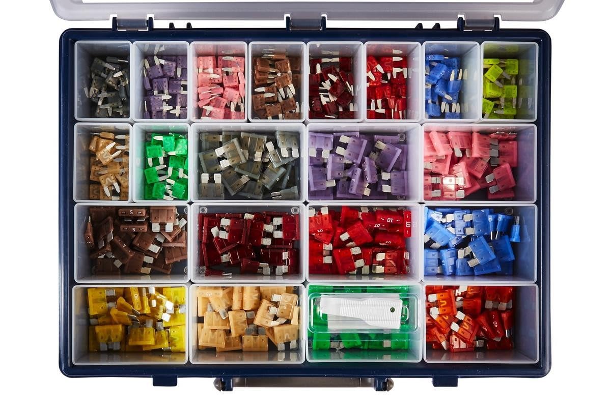HELLA 8JS 009 257-801 Juego de fusibles - ATO(2A-40A)/MINI(2A-30A) - 10/15/2/20/25/3/30/4/40/5/7.5A - Juego