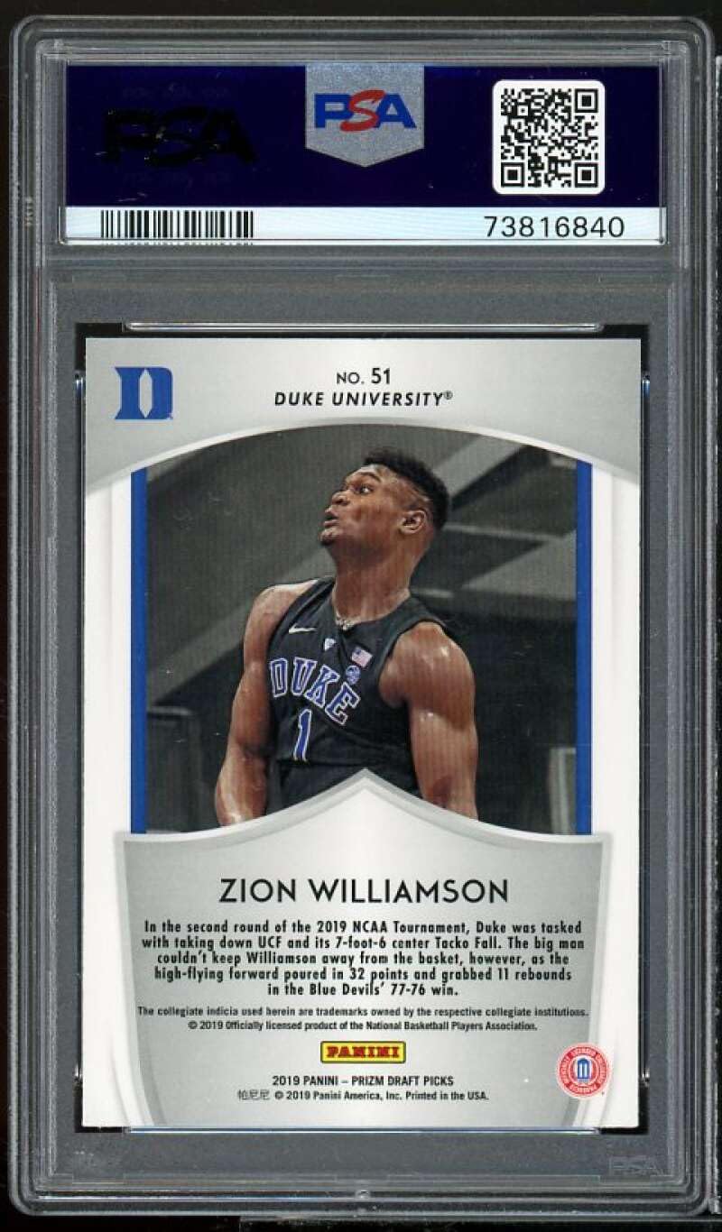 Amazon.com: Zion Williamson Rookie Card 2019-20 Panini Prizm Draft