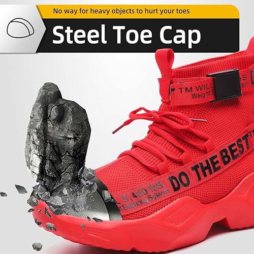 Miniatura 2 de Furuian Steel Toe Shoes for Men Industrial Construction Shoes Industrial Boot Work Sneakers Comfortable Lightweight Safety Shoes