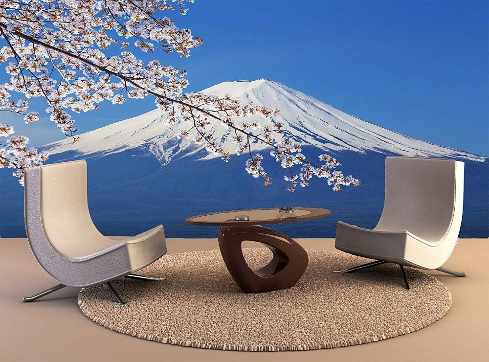 Papier peint personnalisé paysage Fuji Lake View pour décoration murale TV 400x280 cm