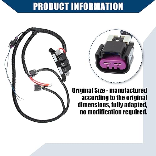 Miniatura 7 de Arnés de cableado de ventilador eléctrico dual para Silverado 1500 2500 3500 para Sierra 1500 2500 3500 PickupArnés de ventilador de refrigeración