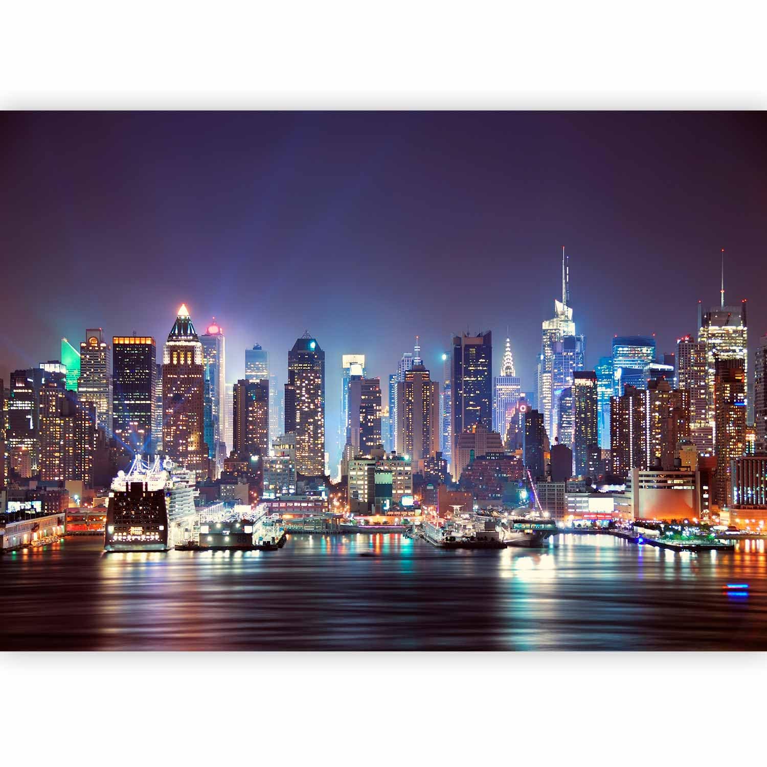 murando - Carta da Parati Adesiva 196x140 cm Fotomurali Adesivi Murali Rivestimento Parete Moderna per Pareti Adesiva Muro Decorativo Fotomurale Soggiorno NYC citta New York d-B-0034-a-b
