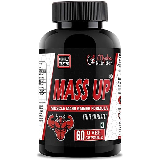 Mysha Nutrition Mass Up Mass Gainer Capsules 60ct