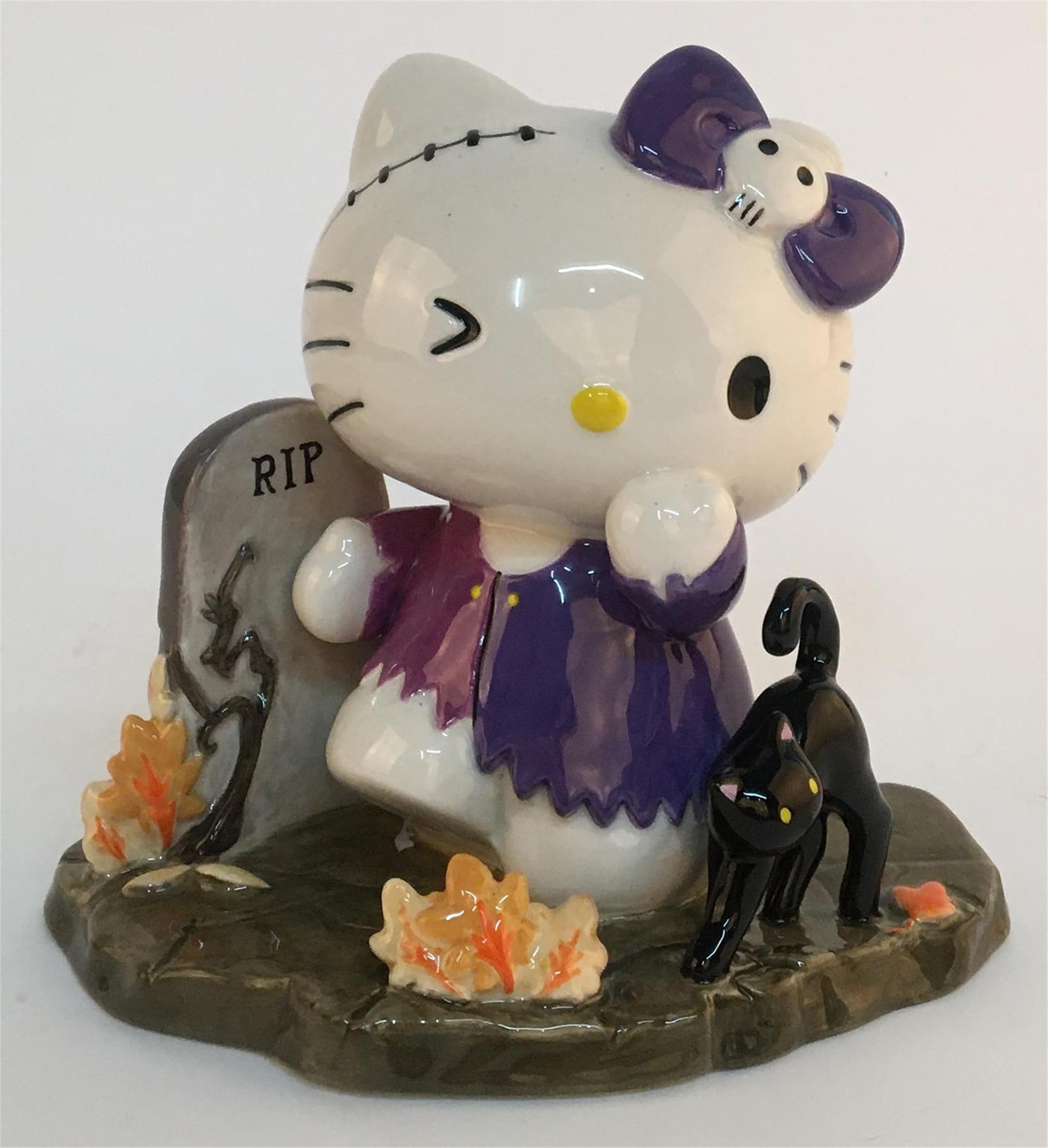 Amazon.com: Blue Sky Clayworks Hello Kitty RIP Haunted Figurine