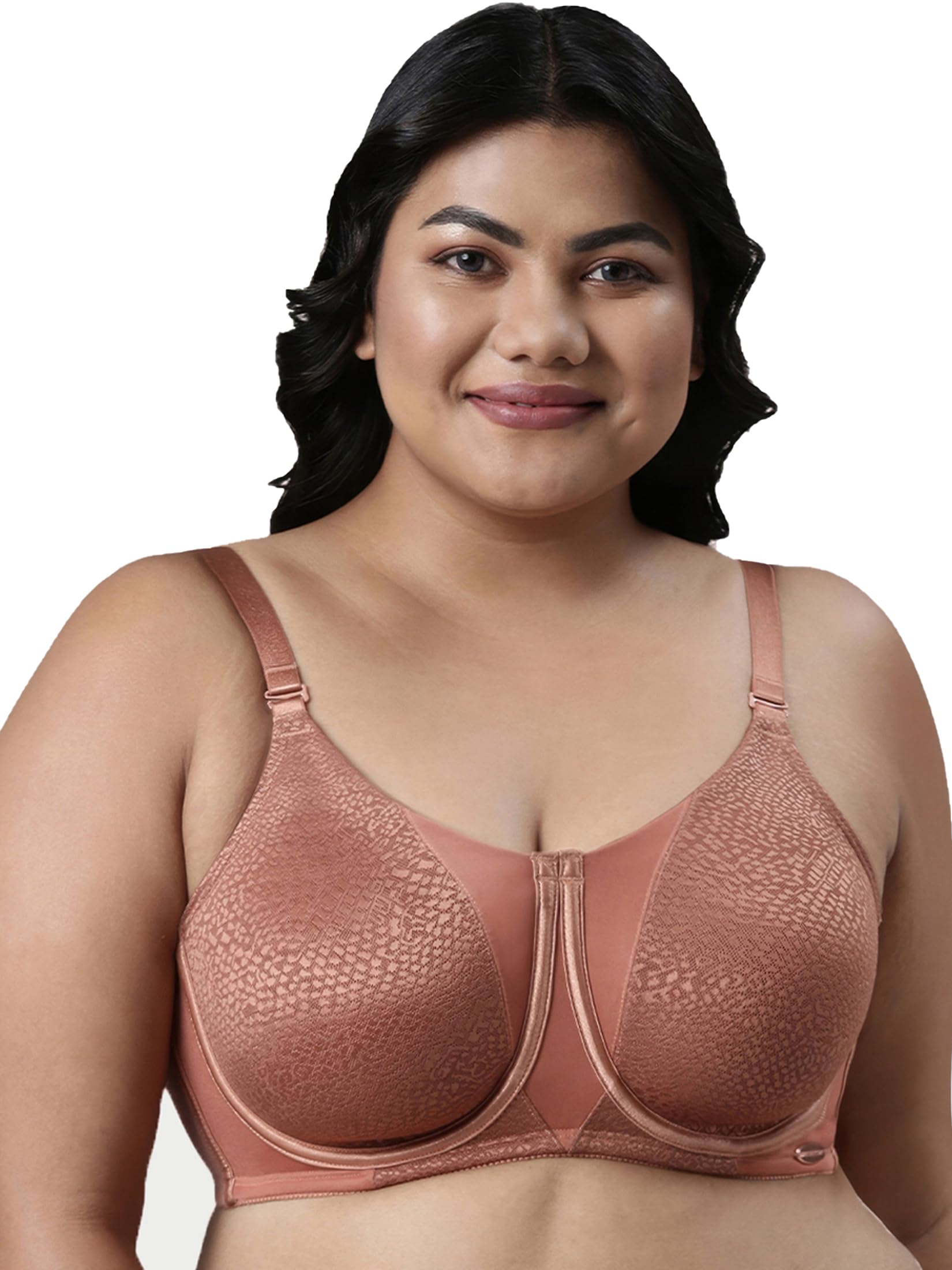 enamor Women Nylon Innovations Transform Full Support Minimizer Bra-Smoothening & Breathable Non Padded,Wired,Full Coverage-F124 (Available in Plus Sizes)-picture-51