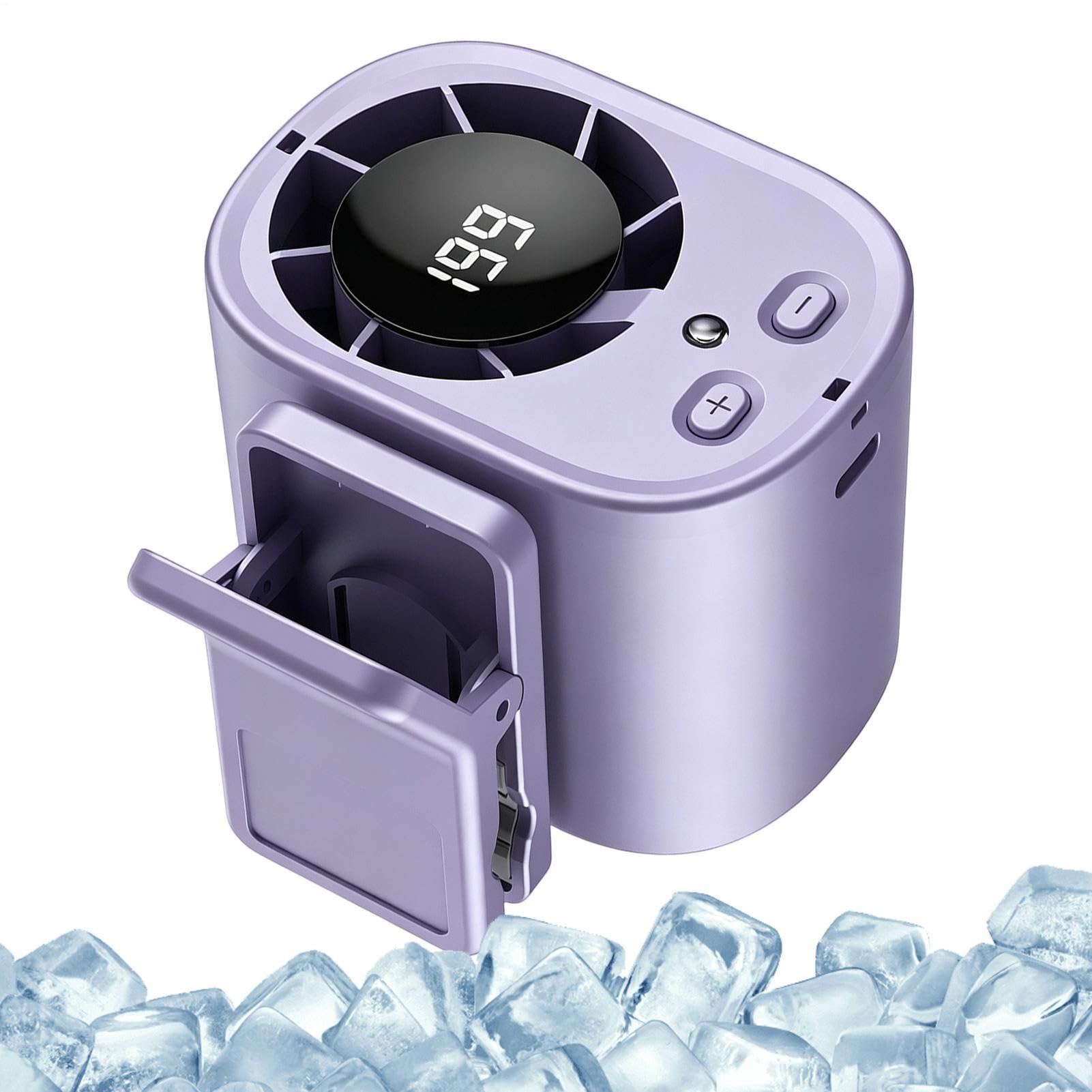 Ventilador Portátil Clip On 199 Velocidades Soplador Vestible Recargable
