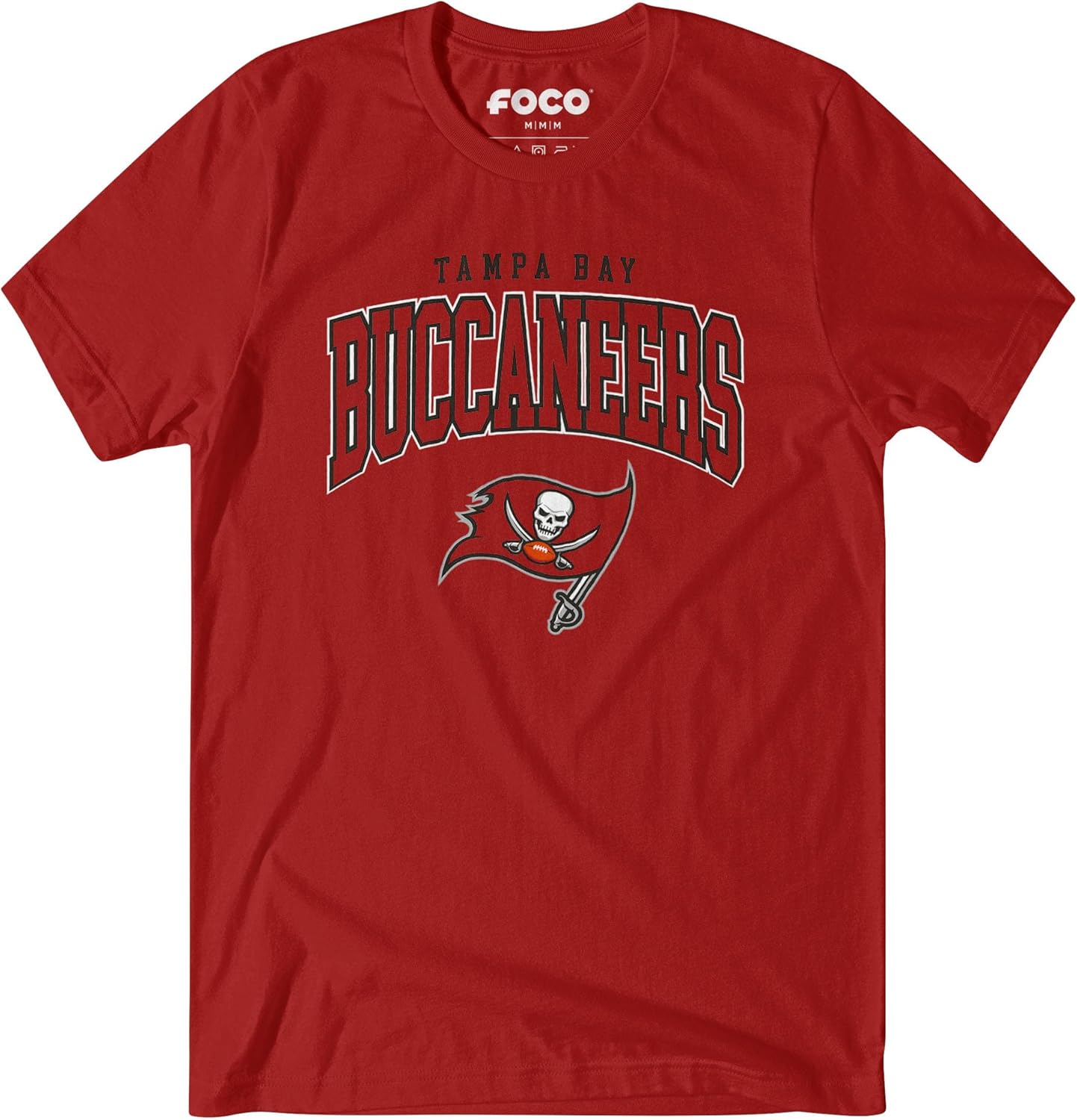 FOCO NFL Unisex-Adult NFL Team Logo Classic Arched Logo Shirt Short Sleeve T-Shirt - Image 2