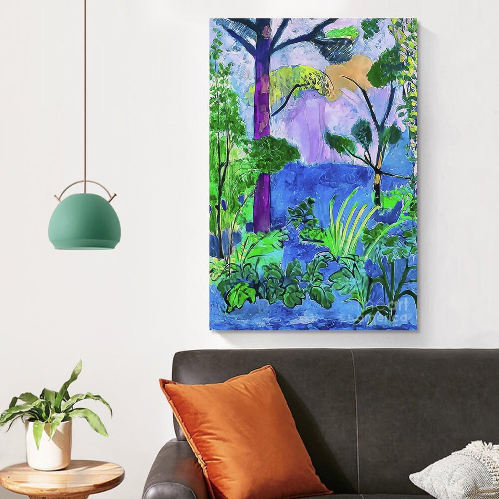 アンリ・マティス、モロッコ人たち、希少画集画、新品額装付 アンリ・マティス、モロッコ人たち、希少画集画、新品額装付