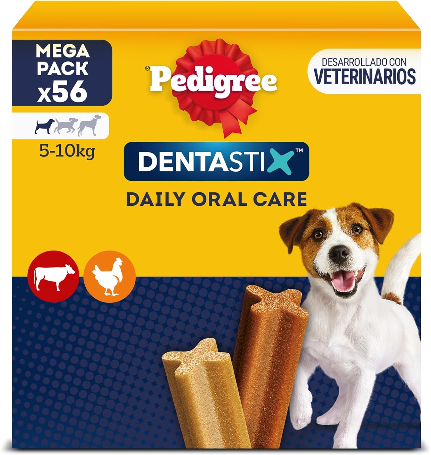 Snack Pedigree Dentastix para la higiene dental de tu perro por 5,76€ (marcando aplicar cupón en compra recurrente)