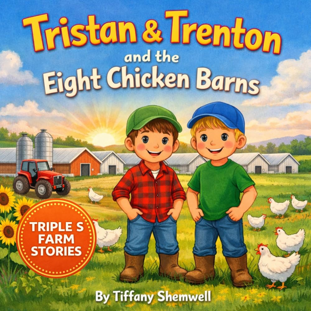 Tristan & Trenton and the Eight Chicken Barns: A Kids Farm Story About Hard Work and Caring for Chickens (A Tristan & Trenton Farm Adventure)