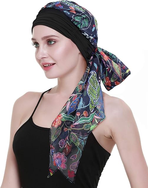 Chemo Turban For Cancer Women Cancer Headwear Headwrap Scarfs Cap