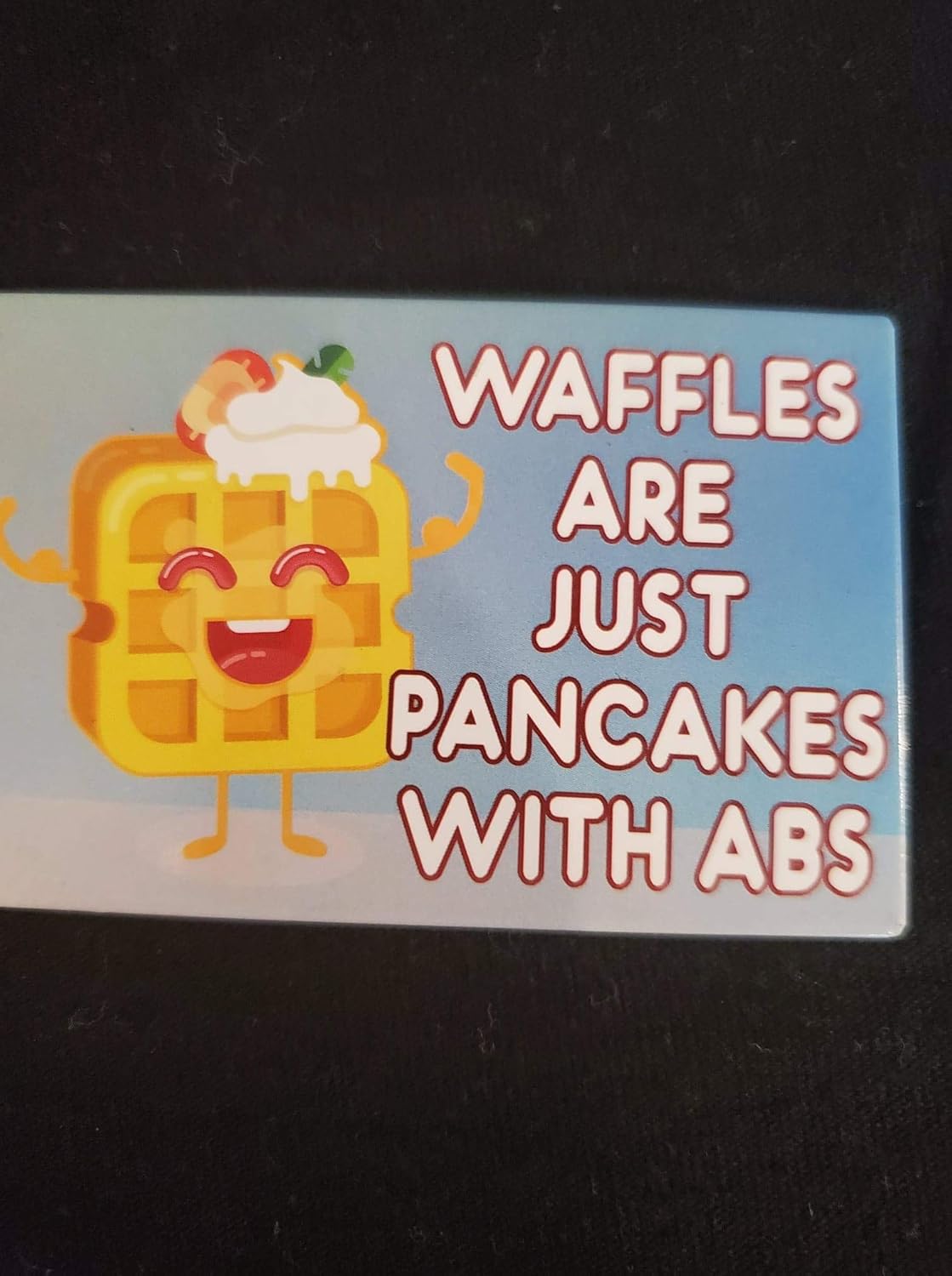 Kalan Waffles are just Pancakes with abs Home