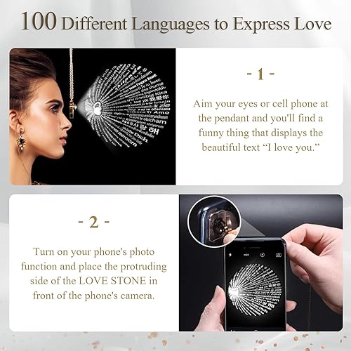 Miniatura 4 de Rosa real preservada, flores eternas, rosa para el día de la madre, para mamá, mujer, esposa, novia, en cumpleaños, San Valentín, con collar "I Love