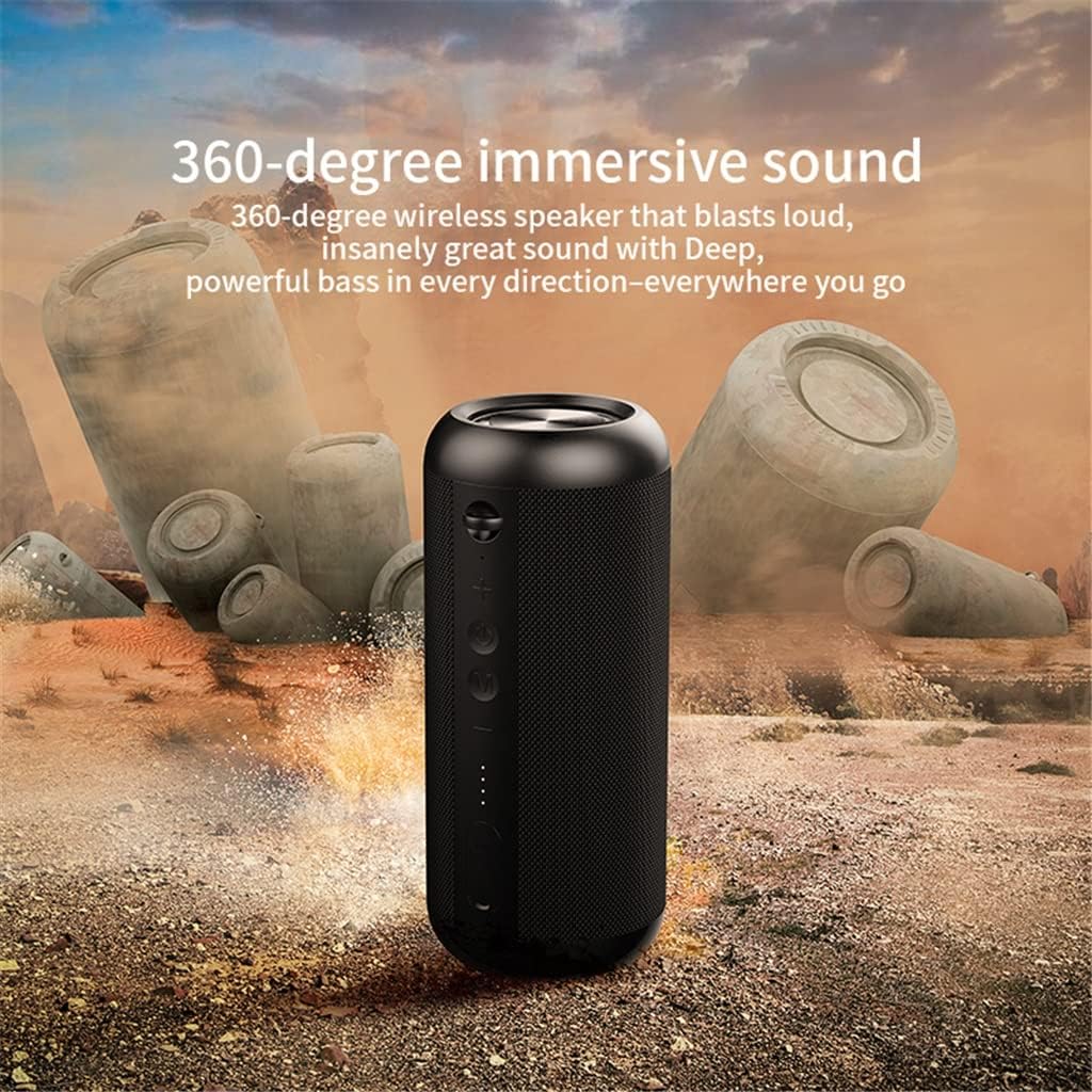 fzzdp speaker 30w stereo sound with ipx7 waterproof 12h playtime superior sound for camping beach sports pool party
