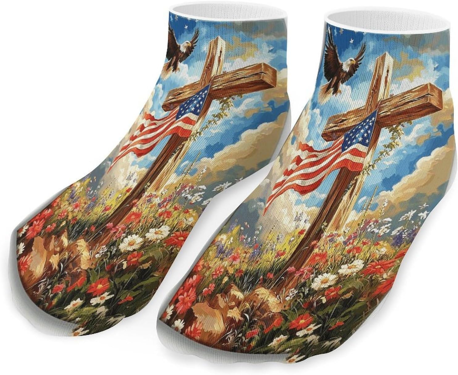 Cross And Eagle 5Pairs Low Cut Ankle Socks for Women No Show Casual Breathable Athletic Socks for Sport