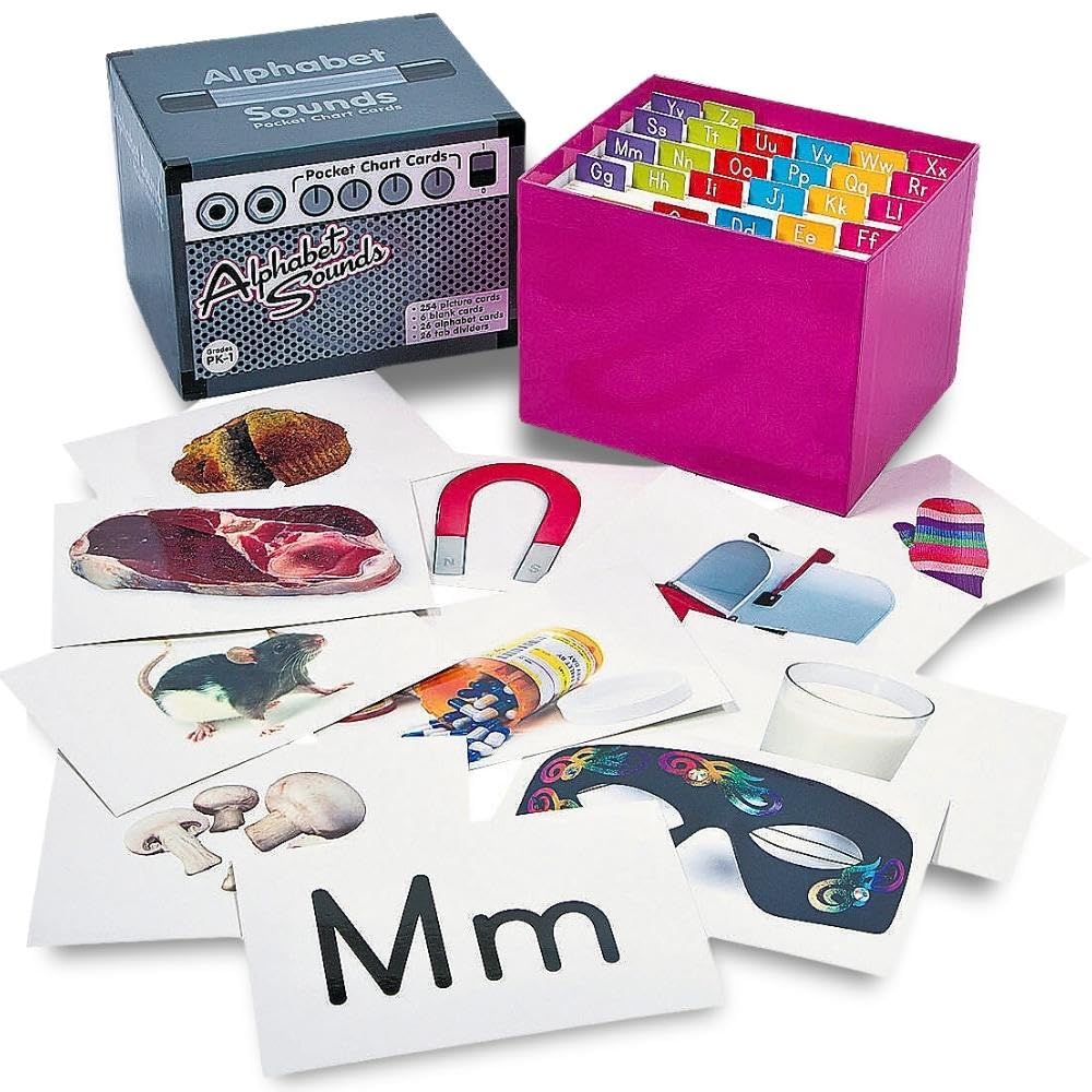 Fun Express Alphabet Sound Pocket Chart Cards