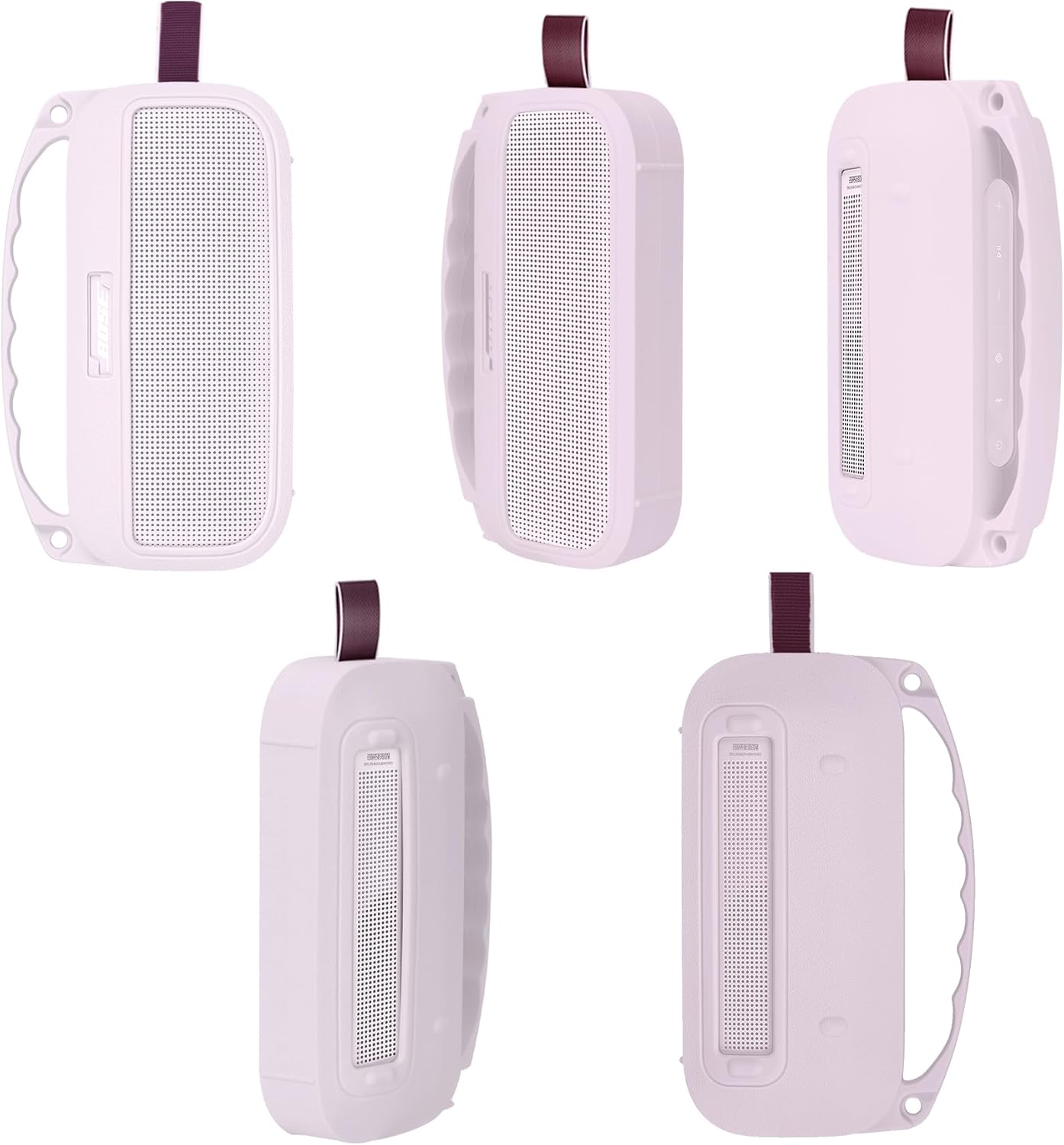 2nd Gen Silicone Cover Compatible with Bose SoundLink Flex 2nd Gen/SoundLink Flex Portable Speaker (Petal Pink Cover) - Image 6