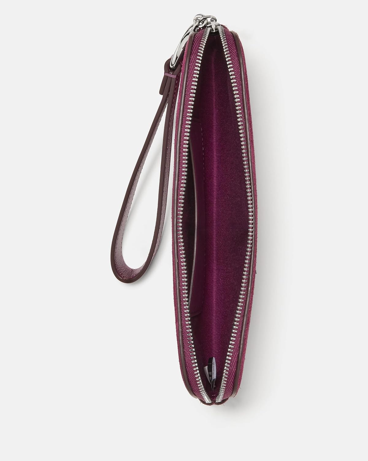 kate spade new york womens Halo Fine Grain Leather Medium Wristlet