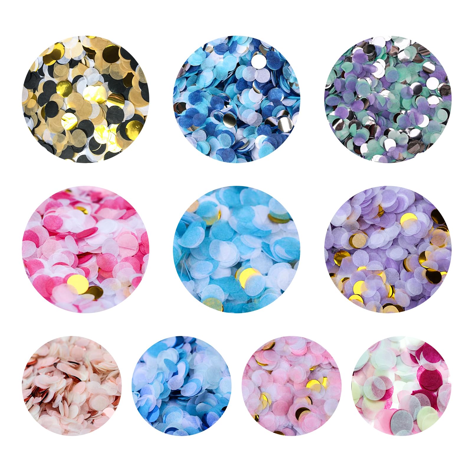 Milifox Coriandoli Biodegradabili,6500 Pezzi 67.5g Coriandoli Carnevale,Adatti per Decorazioni di Compleanni,Matrimoni,Anniversari,Rosso Nero