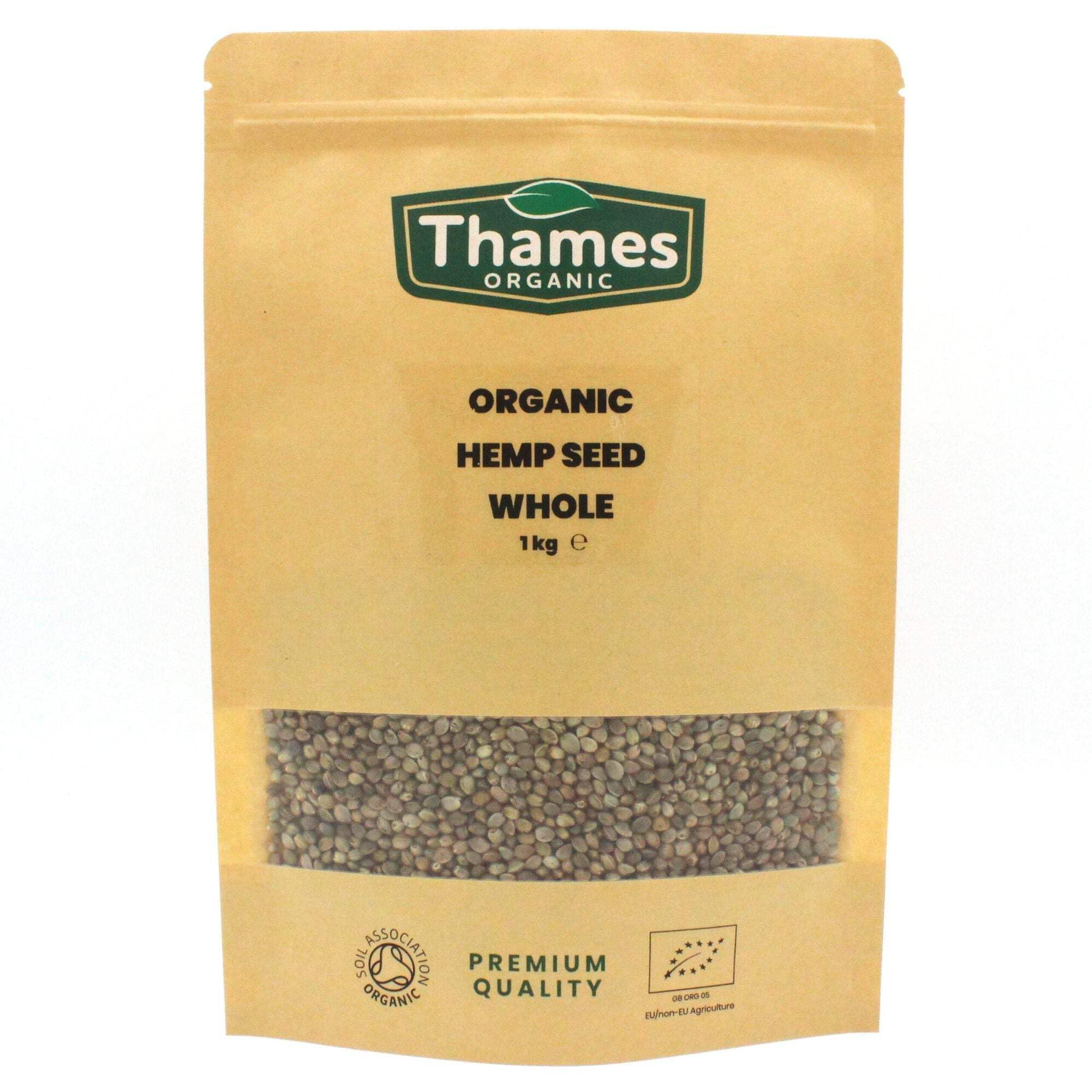 Thames Organic Hemp Seed - Whole, 1kg