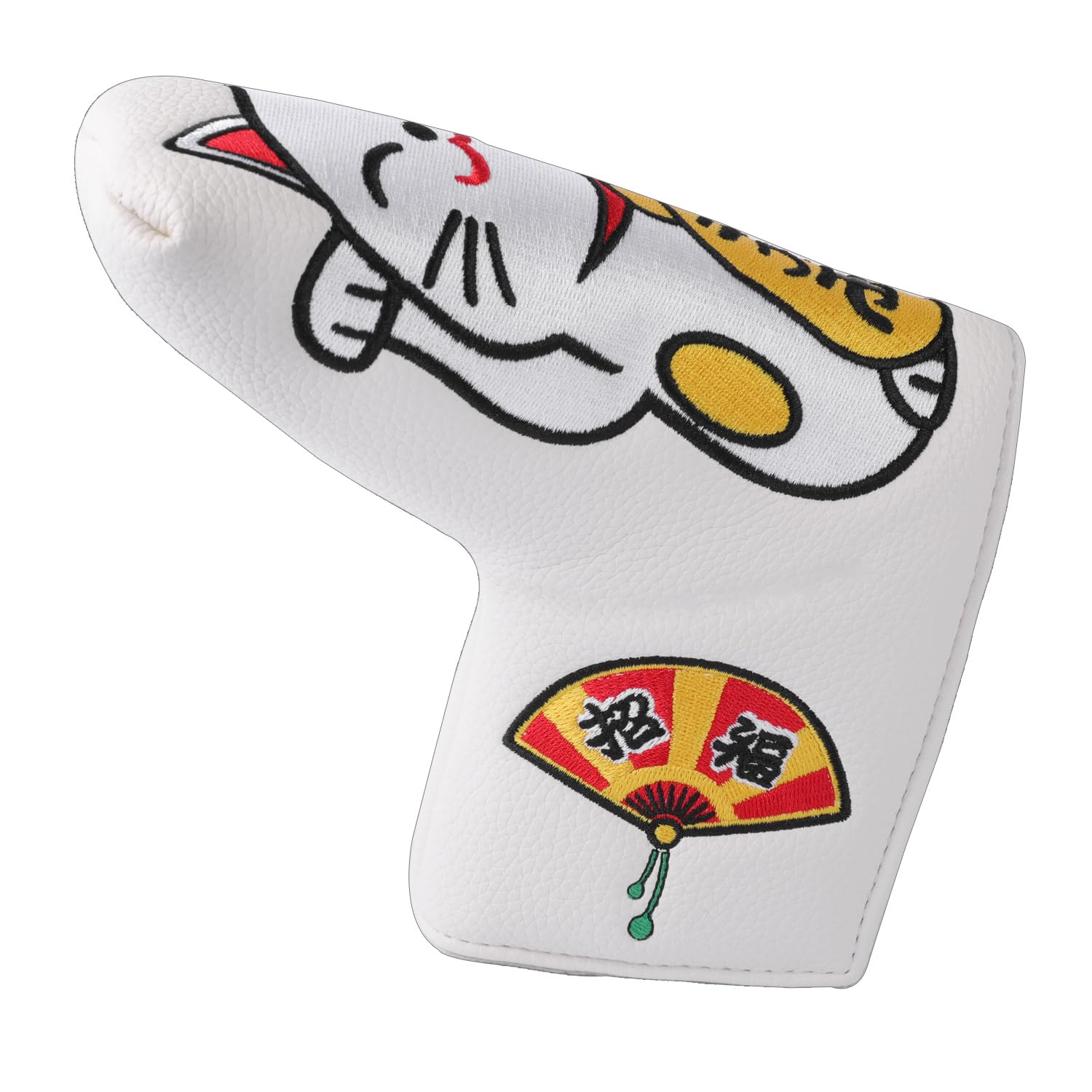 Golf Putter Cover Maneki-Neko Lucky Cat Design Headcover for Blade Golf Putter Head Cover