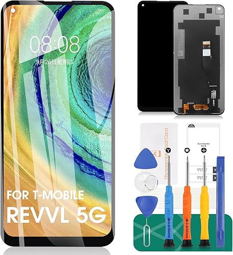 Para T-Mobile REVVL 5G Pantalla Reemplazo para T-Mobile REVVL 5G Pantalla LCD para T790W T790Z Digitalizador Pantalla Táctil Reemplazo Asamblea