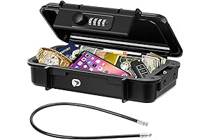 Portable Small Lockbox for Secure Dorm Essentials