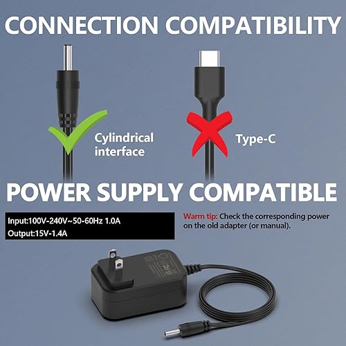 Miniatura 7 de Cargador de repuesto de 21 W, cable de alimentación Alexa compatible con Echo Show 5 (3 generación), Echo Alexa de 1 y 2 generación, Echo Plus (1.