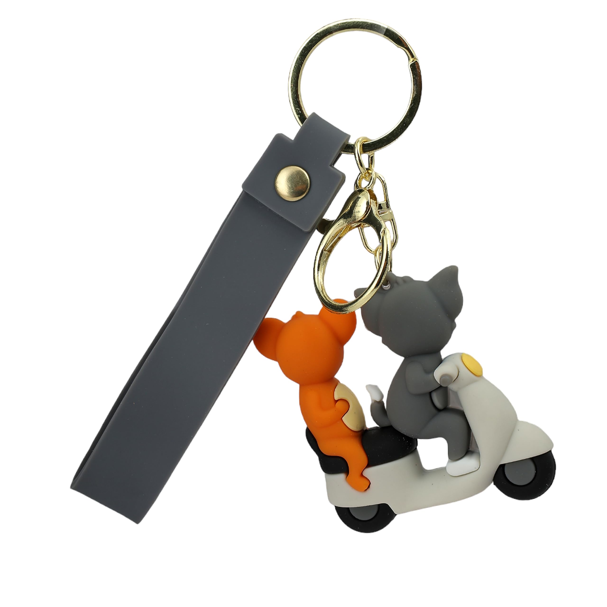 Daiyamondo Premium Keychain Of Famous Anime Keychain Key chain Rubber Silicone Action Character Key rings! Perfect for Bag Charm,Keychain For Girls, Car, Bike Gifting & Anti-Rust (CMOS) 2