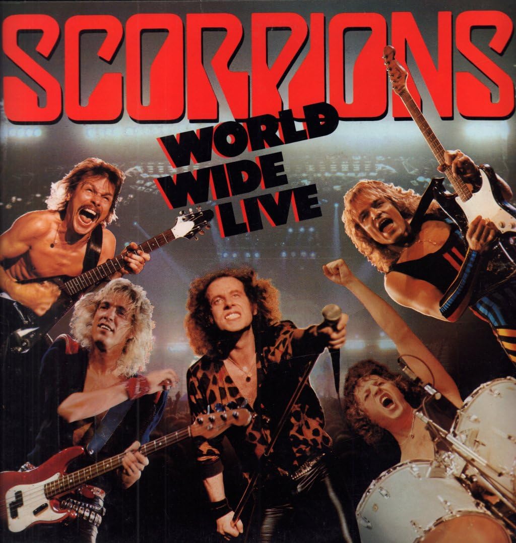 【国内盤・帯付き】SCORPIONS /WORLD WIDE LIVE(LP) World-wide-live : The Scorpions: Amazon.es: CD y vinilos}