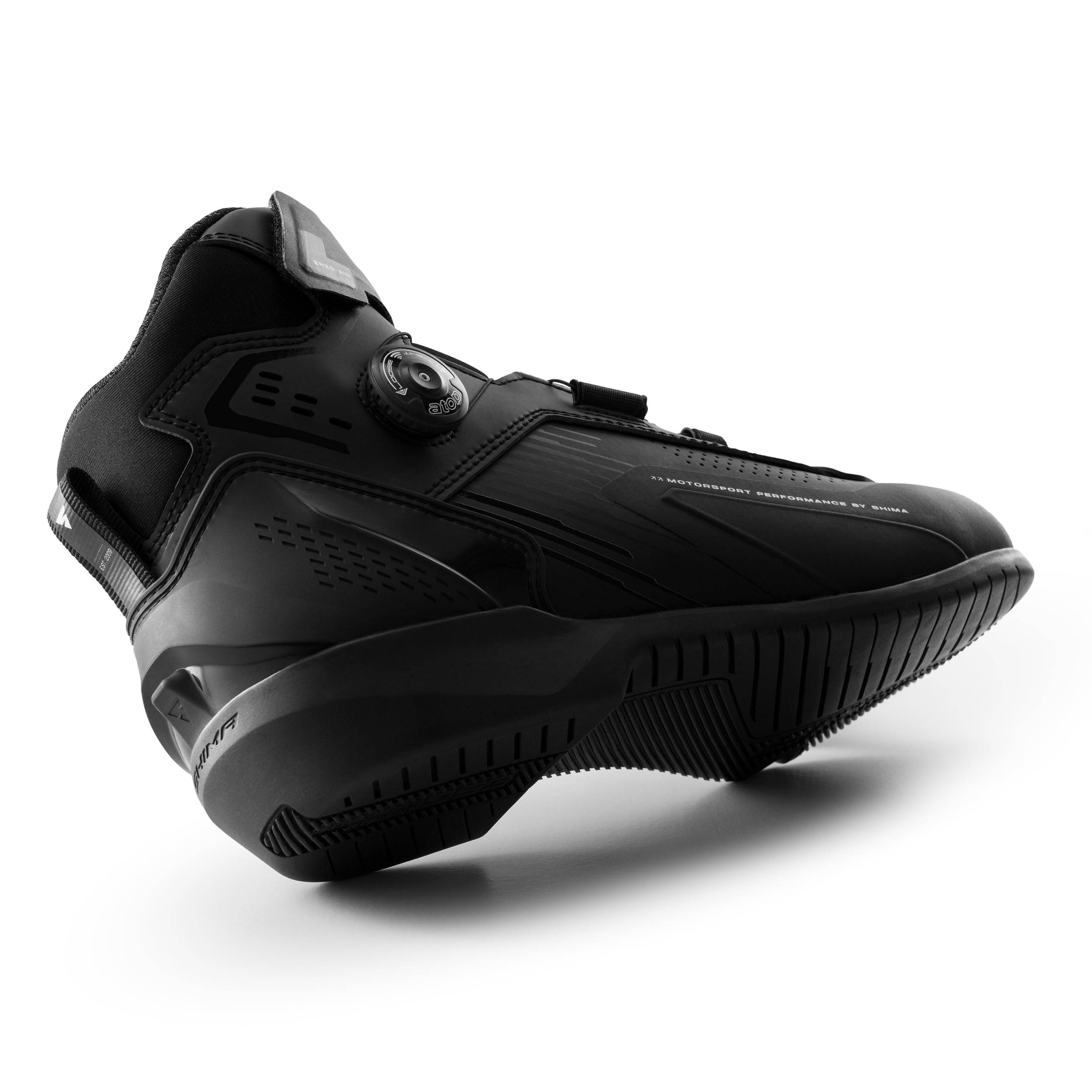 SHIMA Enzo Air Scarpe Moto Uomo Donna Pelle Impermeable Tutto L'Anno Scarpa Stivali Proteggi Touring Protezione Chiusura