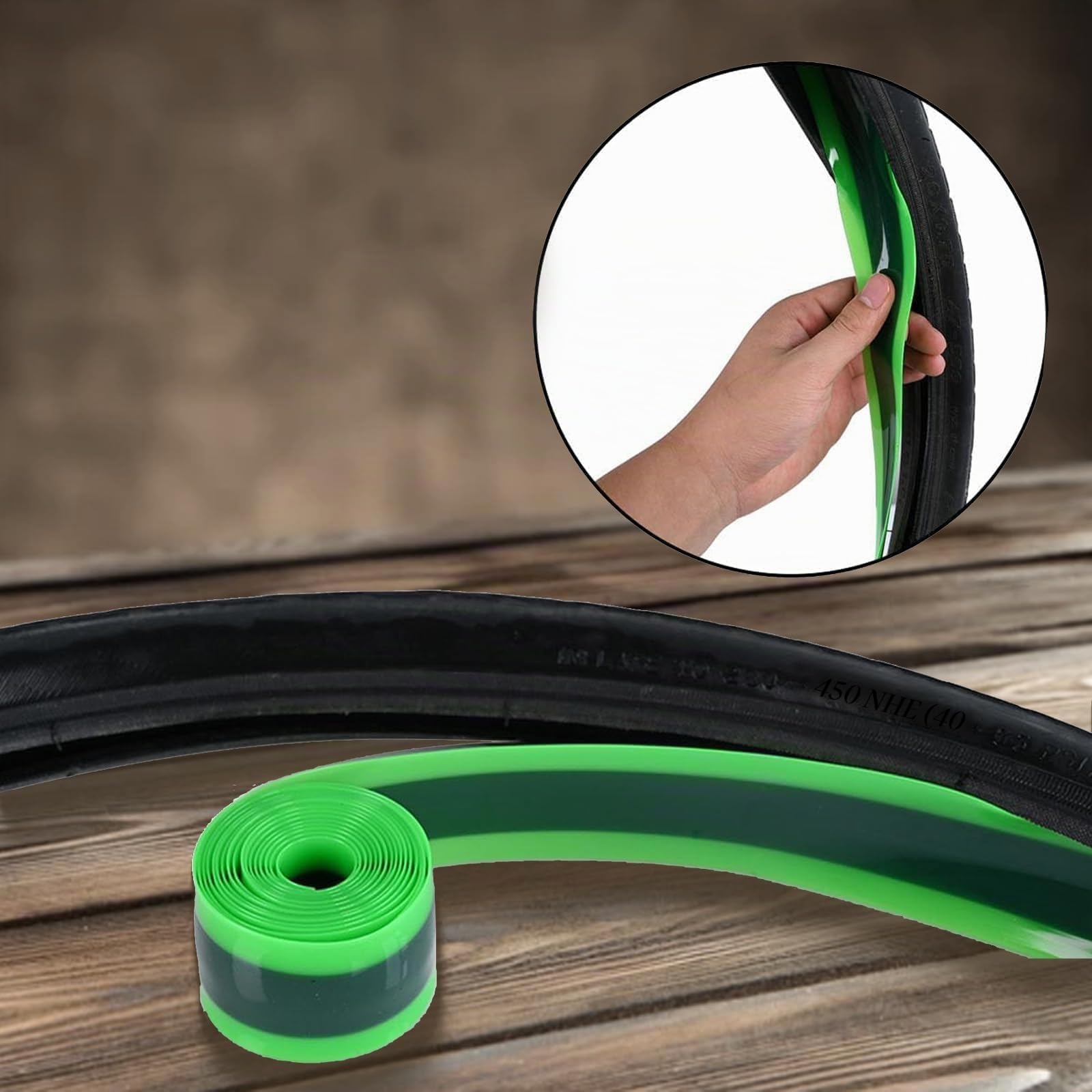 2 protectores antipinchazos para neumáticos de bicicleta, protección antipinchazos, para neumáticos de bicicleta de montaña interiores y exteriores