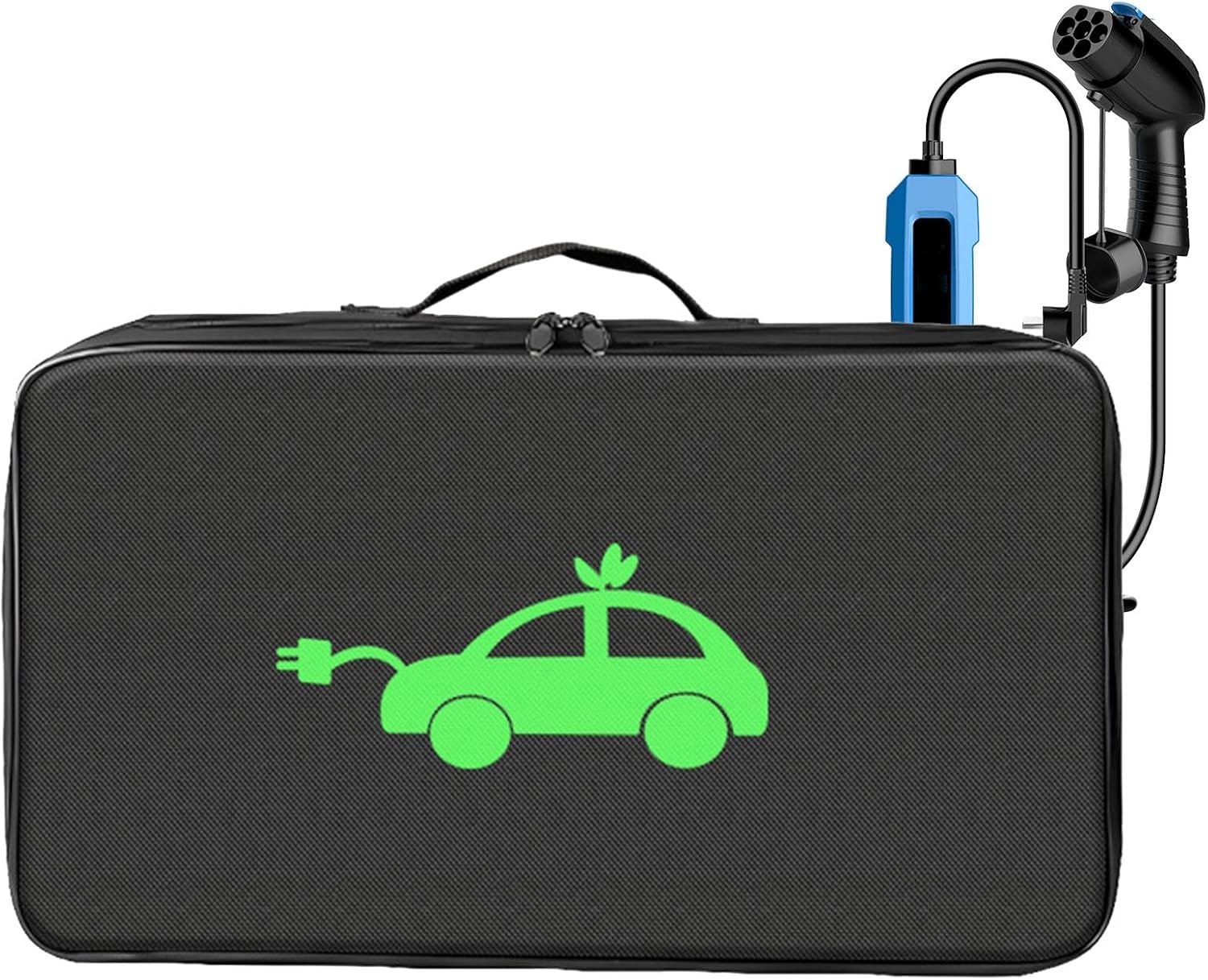 Electric Vehicle Charging Cable Bag Waterproof Car Storage Bag Jumper Cable Bag – Large Capacity Electric Car Charger Case for Car Chargers