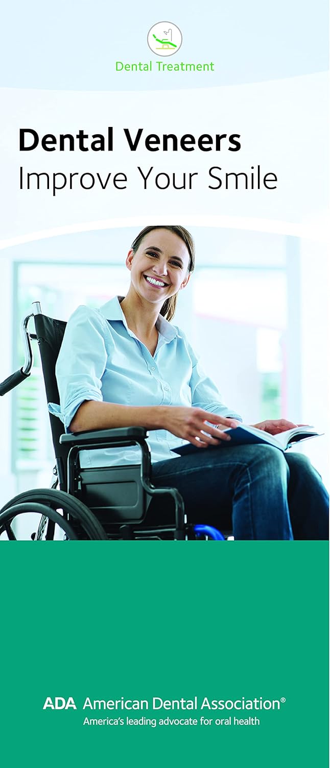 Dental Veneers ADA Patient Education Brochure, 8 Panels