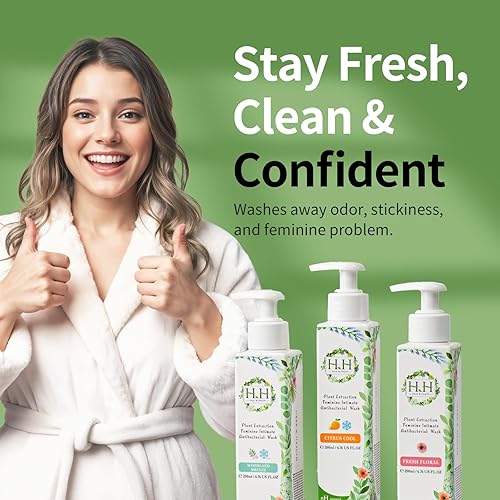 Miniatura 4 de HH Herb & Health Mujeres pH Balance Lavado Femenino - Aceite esencial de planta natural hidratante vaginal para mujeres piel sensible período íntimo