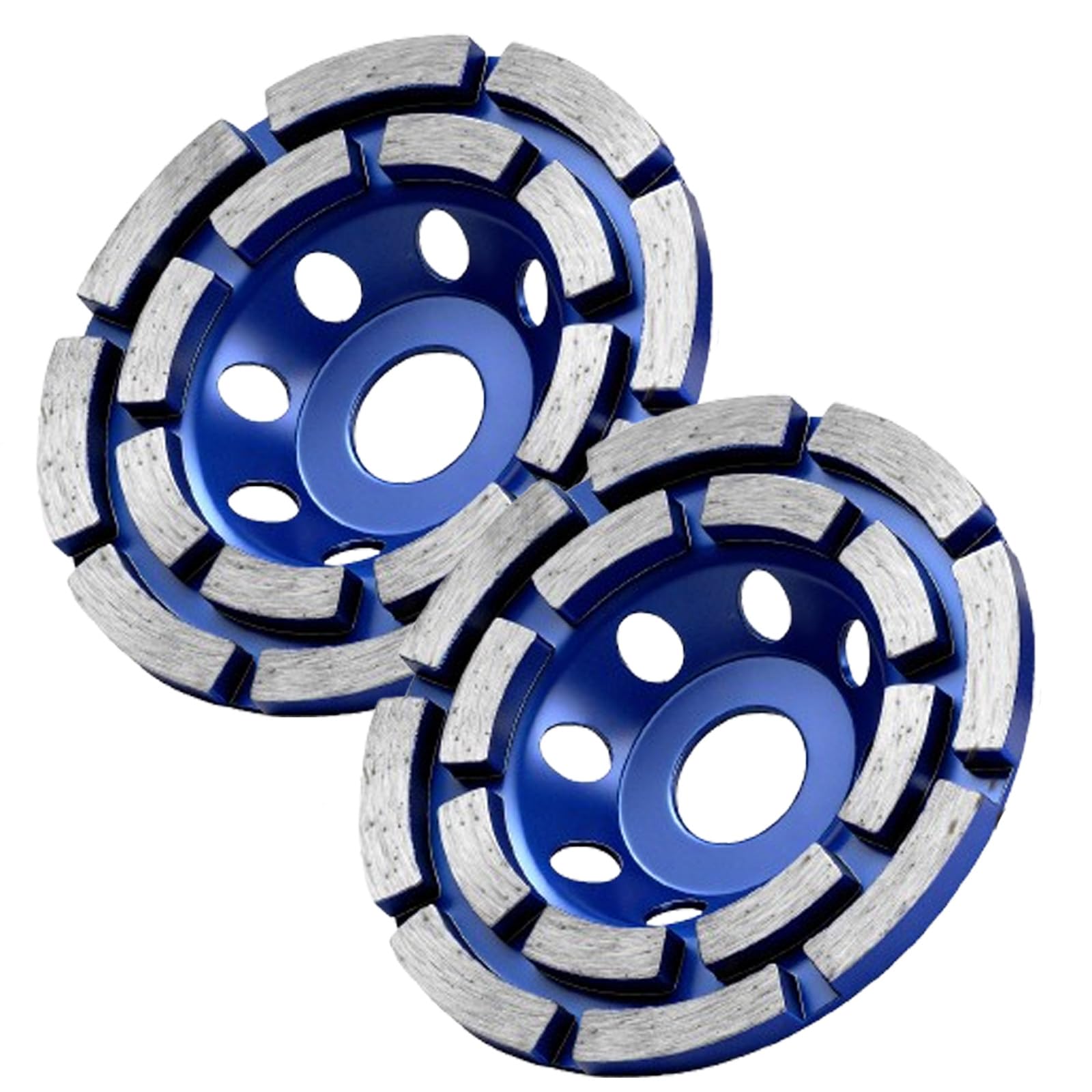 XIIW Lot de 2 Disque Diamant 100mm Alésage 20mm, Max. 12250 tr/min