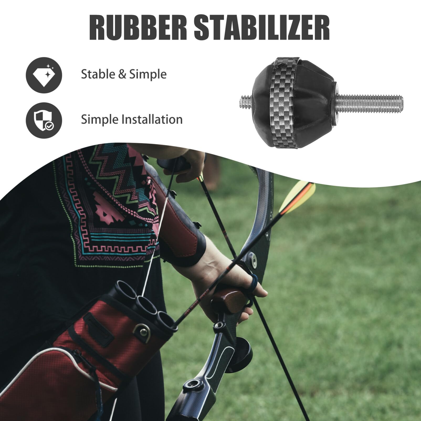 SUPVOX Rubber Stabilizer Coil Stabilizer Convenient Stabilizer Part for Replacement