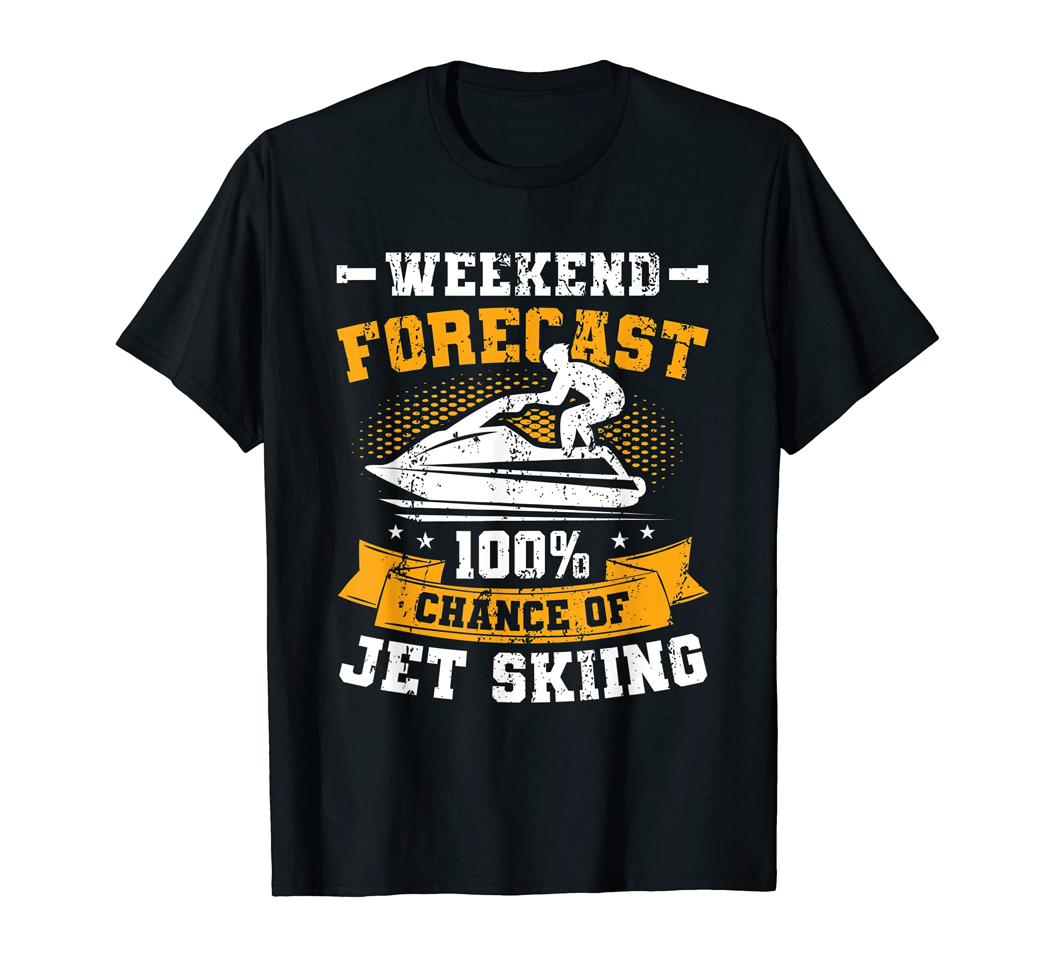 Weekend Forecast Jet Skiing Funny Jet Ski T-Shirt
