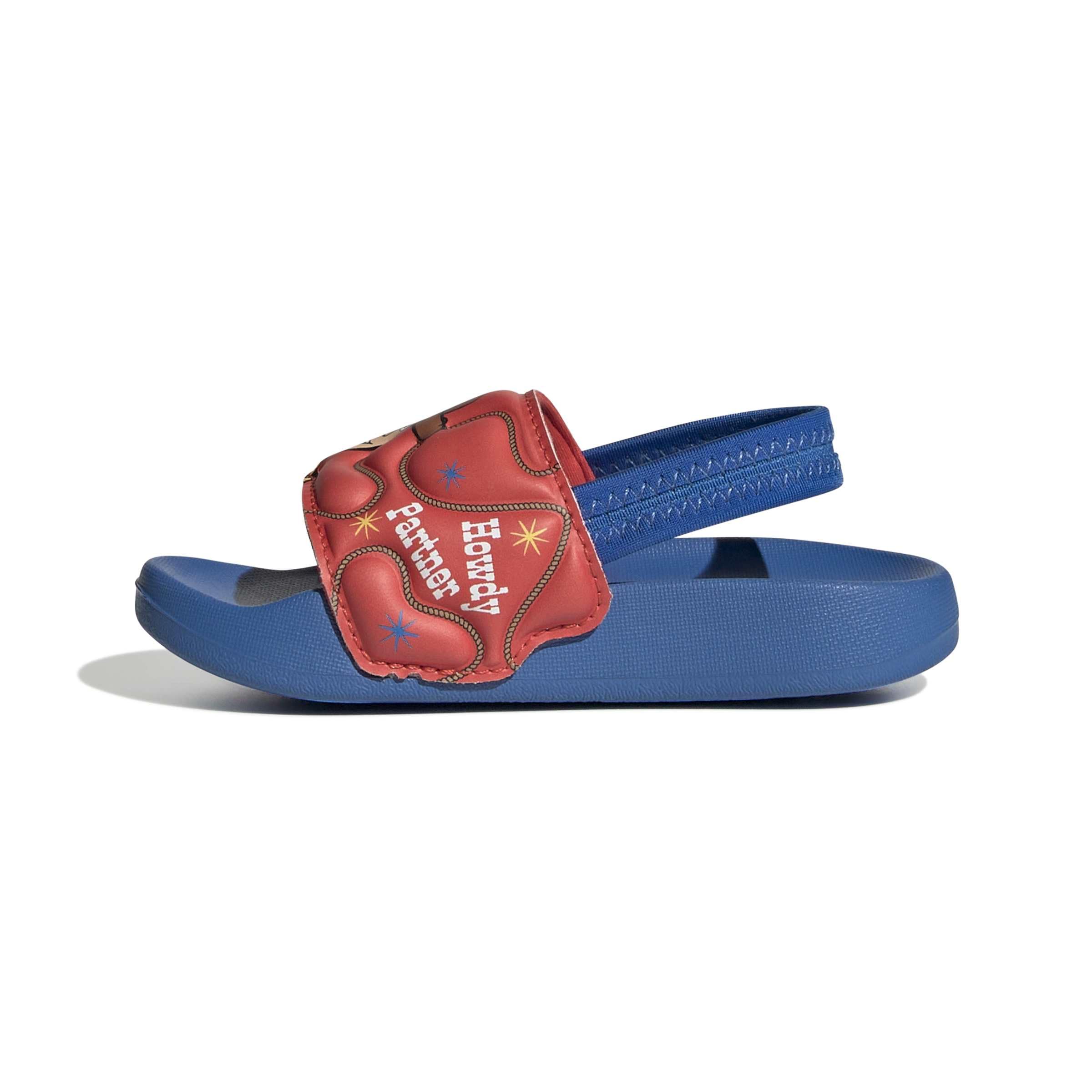 adidas Unisex Baby PIXAR TOY STORY ADILETTE ESTRAP SLIDES INFANTS, bright royal/bold gold/semi lucid red, 3 UK Child