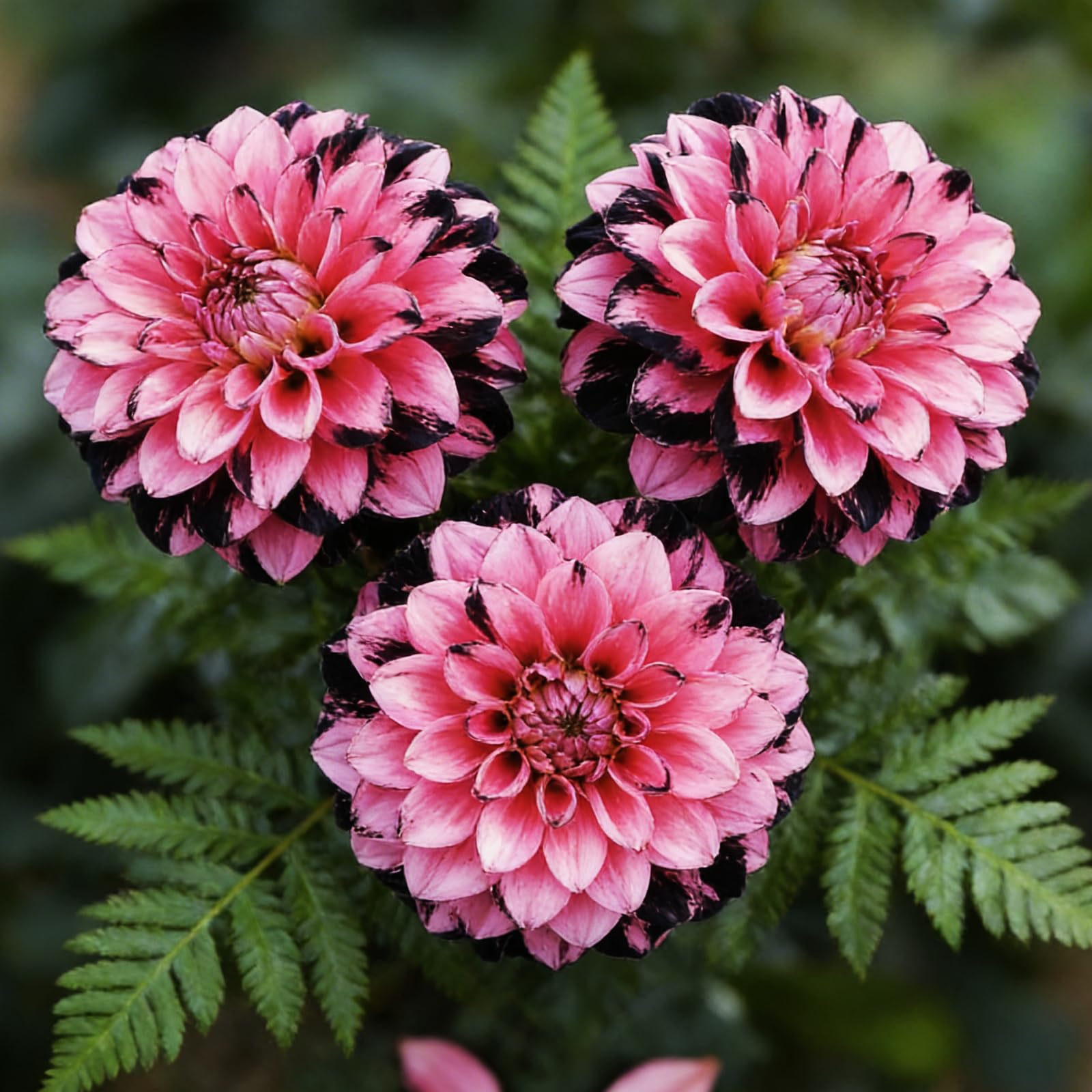 Perennial Dahlia Tubers/Dahlia Bulbs/Vibrant/Spring Summer Gardens Full Sun/Excellent Display Indoor Perennial Balcony Garden Bulbs-4 Bulbs-G