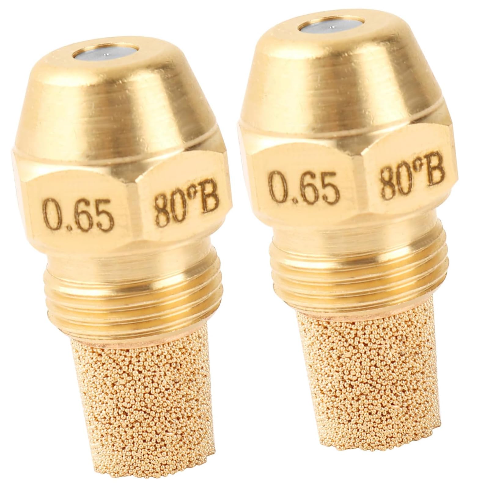 Hdoytxxm C Oil Metal Burning Nozzle 80 Degree 0.65/75 / 85 Waste Boiler Heater Ombustion