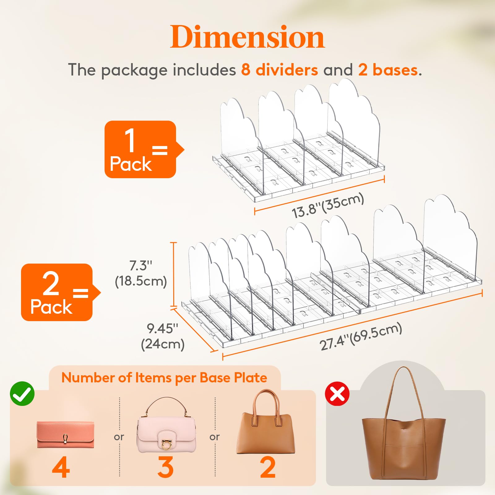 Lifewit Lot de 2 sacs de rangement pliables en plastique pour vêtements, 60 L, organiseurs de
