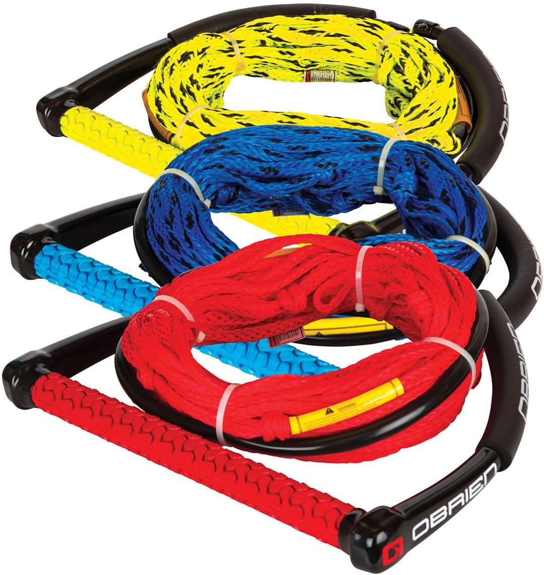 O'Brien 4 Section Poly E Wake Surf Rope Combo, Black